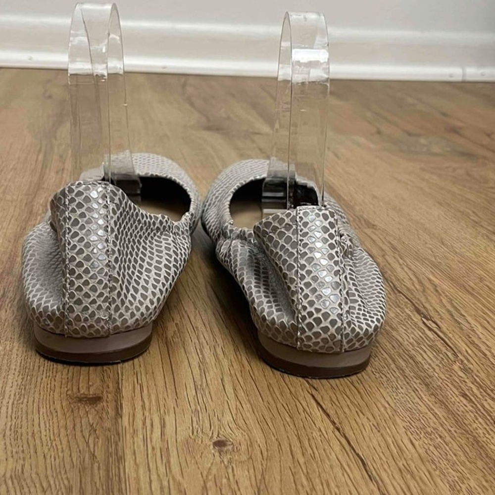 Vionic Alexa Lizard Gray Snake Print Round Toe Ballet Flats Shoes Size US 9.5 - Picture 11 of 16